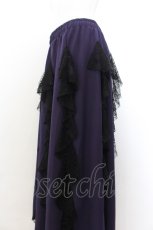 画像2: Qutie Frash / クモメッシュロングスカート  パープル O-24-08-27-021-QU-SK-OW-ZI (2)