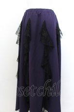 画像3: Qutie Frash / クモメッシュロングスカート  パープル O-24-08-27-021-QU-SK-OW-ZI (3)