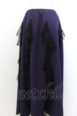 画像3: Qutie Frash / クモメッシュロングスカート  パープル O-24-08-27-021-QU-SK-OW-ZI