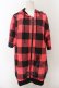 画像2: NieR Clothing / BACK RABBIT CHECKERED ZIP PARKA【RED PINK】パーカ  レッド O-24-08-28-063-PU-TO-OW-ZT317 (2)
