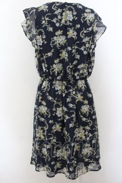 画像2: axes femme / 花柄ワンピース M コン O-24-08-28-200-AX-BL-SZ-ZT091