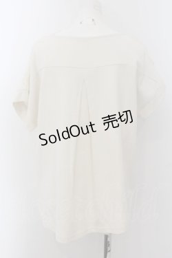 画像3: axes femme / レース切替プルオーバー  アイボリー O-24-08-30-038-AX-TO-IG-ZT091