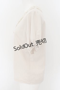 画像2: Physical Drop / はしごレースカットソー  ベージュ O-24-09-02-025-LO-TO-OW-ZT097
