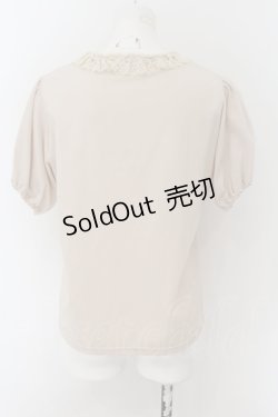 画像3: Physical Drop / はしごレースカットソー  ベージュ O-24-09-02-025-LO-TO-OW-ZT097