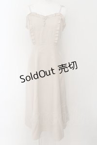 axes femme POETIQUE / パールチェーンキャミワンピ【パールチェーン欠品】  ピンクベージュ O-24-09-02-034-AX-OP-IG-ZT217