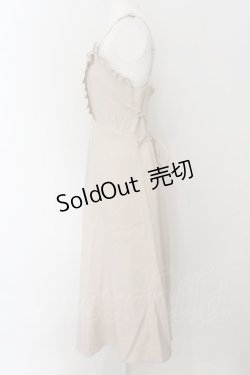 画像2: axes femme POETIQUE / パールチェーンキャミワンピ【パールチェーン欠品】  ピンクベージュ O-24-09-02-034-AX-OP-IG-ZT217
