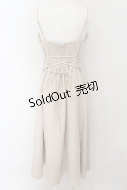 画像3: axes femme POETIQUE / パールチェーンキャミワンピ【パールチェーン欠品】  ピンクベージュ O-24-09-02-034-AX-OP-IG-ZT217