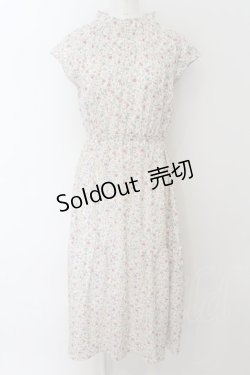 画像1: axes femme / シャーリングデザインワンピース  アイボリー O-24-09-02-035-AX-OP-IG-ZT199