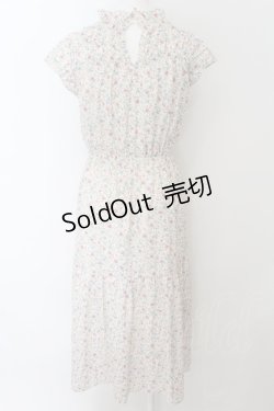 画像2: axes femme / シャーリングデザインワンピース  アイボリー O-24-09-02-035-AX-OP-IG-ZT199
