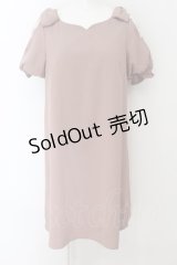 axes femme POETIQUE / 【タグ付き】肩レースAラインワンピース  ピンク O-24-09-02-047-AX-TO-IG-ZT120
