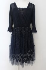 画像1: 【SALE】axes femme / ボリュームチュールワンピース M コン O-24-09-02-058-AX-OP-YM-ZT117 (1)