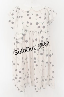 画像1: 【SALE】himitsu by syrup.(RoseMarie seoir) / Cherry fluffy one-piece dress  ベージュ O-24-09-02-022-LO-OP-IG-ZT217