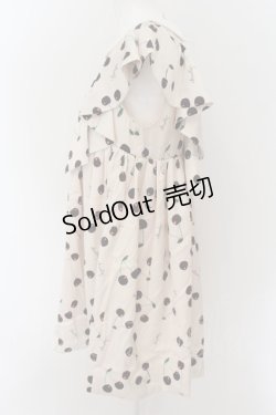 画像3: 【SALE】himitsu by syrup.(RoseMarie seoir) / Cherry fluffy one-piece dress  ベージュ O-24-09-02-022-LO-OP-IG-ZT217