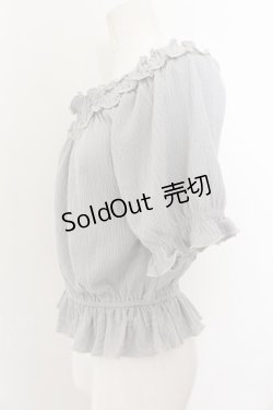 画像2: F&A / 配色メローオフショルカットソー F グリーン O-24-09-06-028-LO-TO-OW-ZT096