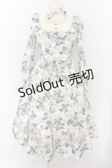 Victorian maiden / アンティークロココブーケクラシカルドールロングドレス  ネイビー O-24-09-07-048-CL-OP-IG-OS