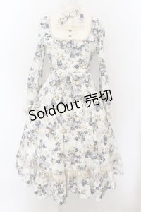Victorian maiden / アンティークロココブーケクラシカルドールロングドレス  ネイビー O-24-09-07-048-CL-OP-IG-OS