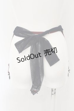 画像3: GOTHその他 / ガーターベルト  ワイン×ネイビー O-24-09-07-078-EL-ZA-OW-OS