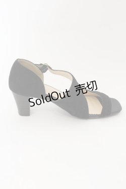 画像5: axes femme / アシンメトリーサンダル L クロ O-24-09-07-086-AX-SH-OW-ZT-K003