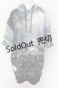 NieR Clothing / 半袖プルパーカー  グレー O-24-09-10-020-PU-TO-IG-ZT303