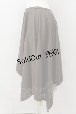 画像2: 【SALE】abilletage / フェイクレザーアシンメトリースカート  ブラウン O-24-09-14-047-GO-ZA-SZ-ZT-CL001