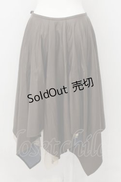 画像3: 【SALE】abilletage / フェイクレザーアシンメトリースカート  ブラウン O-24-09-14-047-GO-ZA-SZ-ZT-CL001