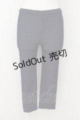 axes femme / 裾プチバラ使いレギンス M アオ O-24-09-14-091-AX-PA-OW-ZT251