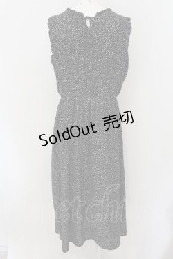 画像2: axes femme / 前後2wayシャーリングワンピース F クロ O-24-09-16-087-AX-OP-OW-OS