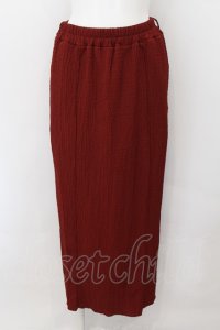 axes femme / ぽこぽこスリットスカート F オレンジ O-24-09-19-006-AX-SK-IG-ZT265