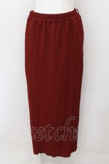 画像1: 【SALE】axes femme / ぽこぽこスリットスカート F オレンジ O-24-09-19-006-AX-SK-IG-ZT265 (1)