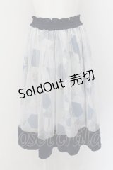 axes femme / ミュルーズ染織美術館コラボスカート M アオ O-24-09-21-041-AX-SK-OW-ZT268