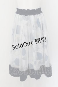 axes femme / ミュルーズ染織美術館コラボスカート M アオ O-24-09-21-041-AX-SK-OW-ZT268