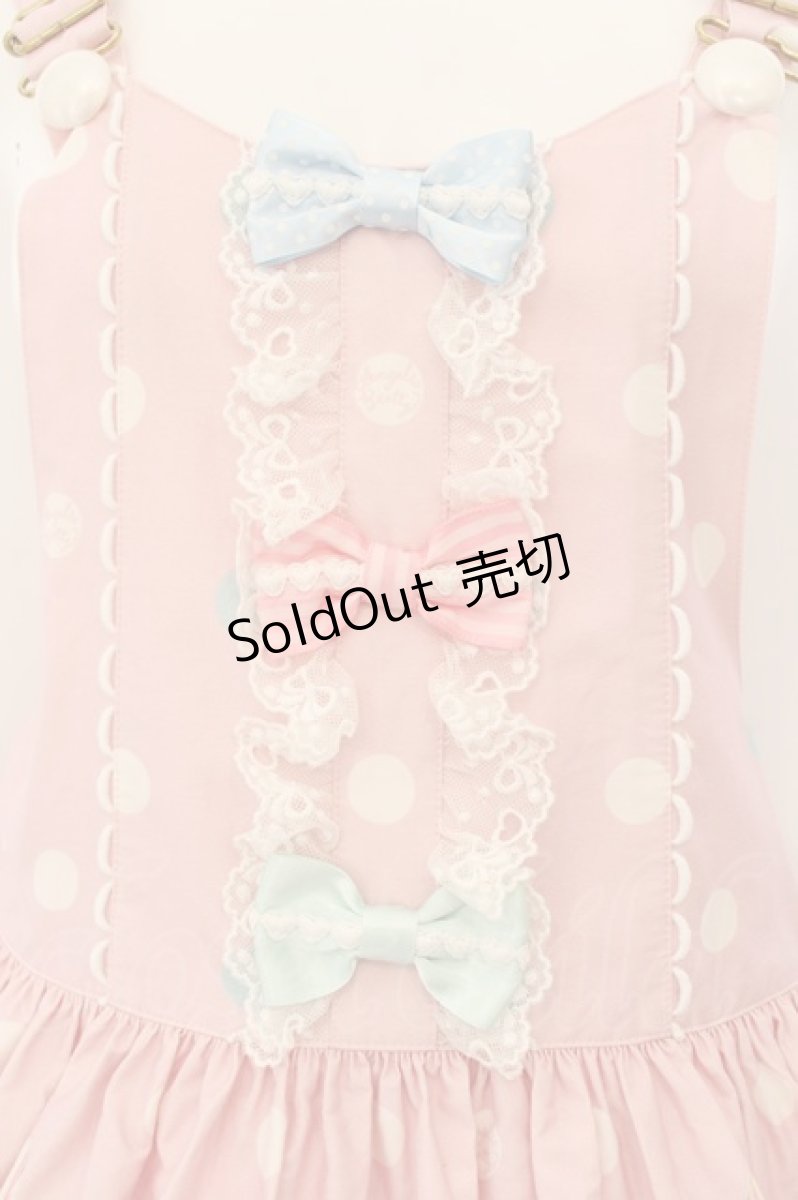 画像2: Angelic Pretty / マシュマロバニーサロペット  ピンク O-24-09-23-009-AP-OP-IG-OS (2)