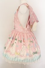 画像4: Angelic Pretty / マシュマロバニーサロペット  ピンク O-24-09-23-009-AP-OP-IG-OS (4)
