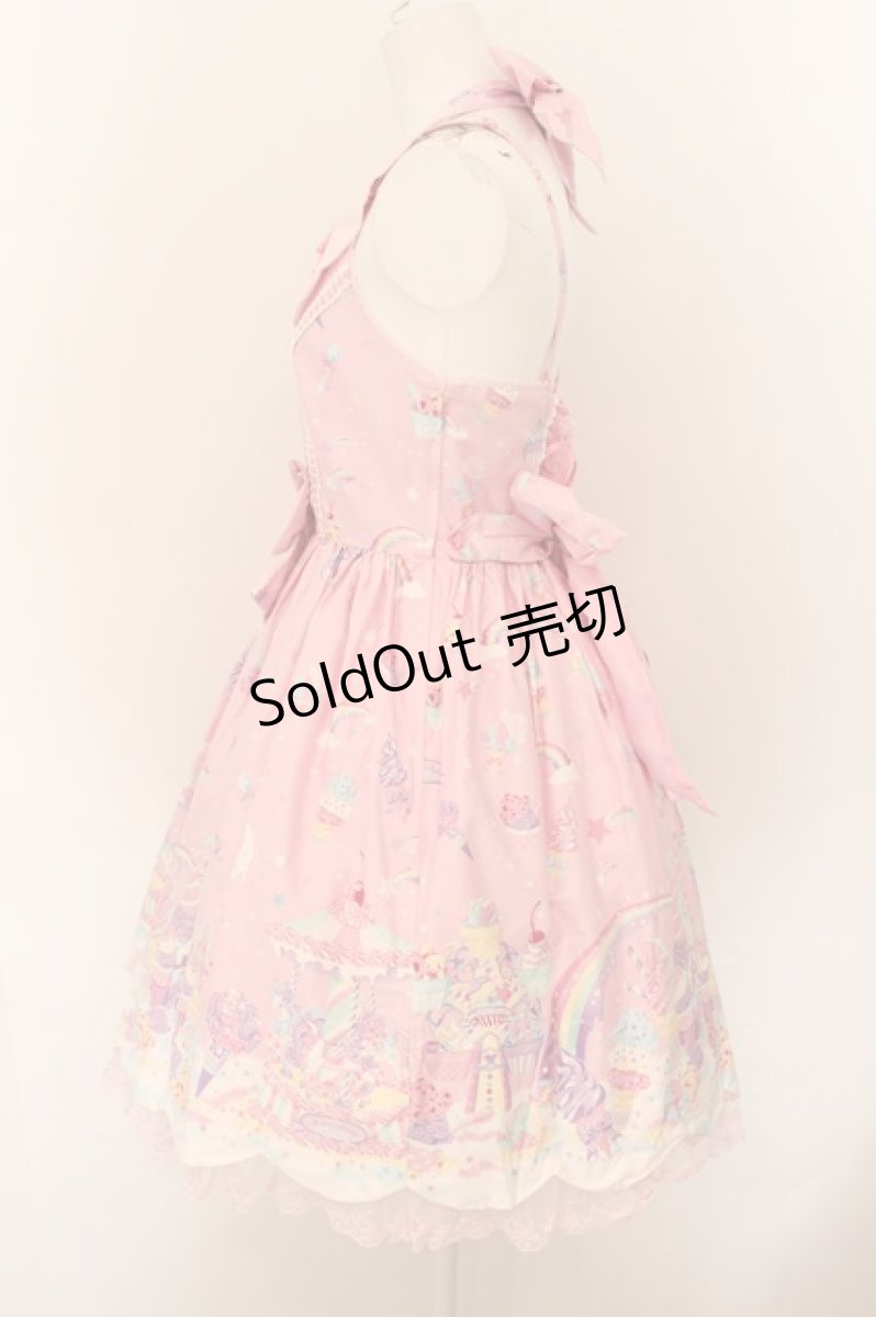 画像4: Angelic Pretty / MilkyPlanetジャンパースカート  ピンク O-24-09-23-011-AP-OP-IG-OS (4)