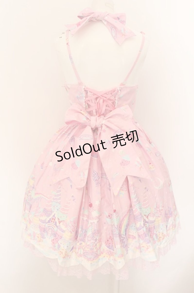 画像5: Angelic Pretty / MilkyPlanetジャンパースカート  ピンク O-24-09-23-011-AP-OP-IG-OS (5)
