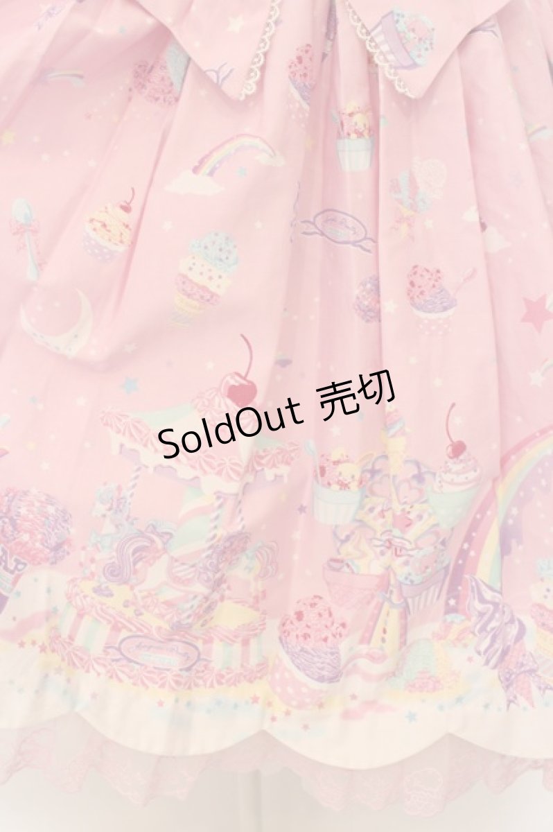 画像4: Angelic Pretty / MilkyPlanetジャンパースカート  ピンク O-24-09-24-006-AP-OP-OW-OS (4)
