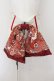 画像1: Qutie Frash / 2024プレミアムセット-繚乱- コルセット  ホワイト×レッド O-24-09-24-071-QU-TO-IG-ZI (1)