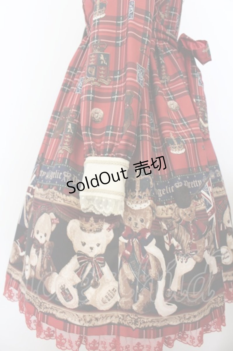 画像3: Angelic Pretty / British Bearワンピース  アカ O-24-09-24-148-AP-OP-IG-OS (3)