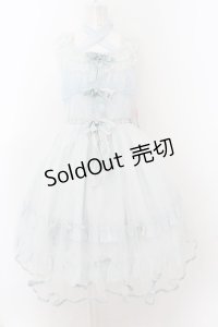 BABY,THE STARS SHINE BRIGHT / 夢見るFleur etoileジャンパースカート  サックス O-24-09-28-101-BA-OP-IG-OS