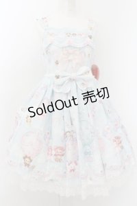 BABY,THE STARS SHINE BRIGHT / くみゃちゃんのふわふわお空でTea Party ジャンパースカートI型  サックス O-24-09-28-104-BA-OP-IG-OS