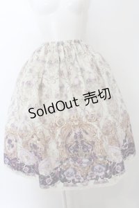 Enchantlic Enchantilly / すみれ姫の王冠スカート  アイボリー O-24-09-28-127-LO-SK-OW-OS