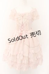 Angelic Pretty / Rose Primaジャンパースカート  ピンク O-24-09-29-180-AP-OP-OW-OS