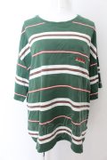 RNA / マルチボーダーBIGポケTEE M グリーン O-24-09-30-059-PU-TO-OW-ZT160
