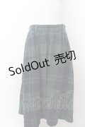RNA / BIGチェックタックスカート M グリーン O-24-09-30-060-PU-SK-OW-ZT037