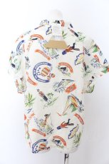 画像2: 【SALE】RNA / アンティークアロハシャツ M キナリ O-24-09-30-062-PU-TO-OW-ZT238 (2)