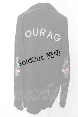 画像2: RNA / スカシャツジャケット  ブラック O-24-09-30-066-PU-JA-IG-ZT035