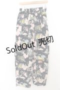 RNA / PINK MOTELロンドンスーベニアパンツ M ブラック（公式展開ブルーグレー） O-24-09-30-073-PU-PA-OW-ZT037