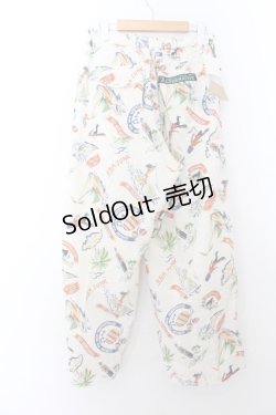 画像2: RNA / アンティークアロハパンツ M キナリ O-24-09-30-074-PU-PA-OW-ZT037
