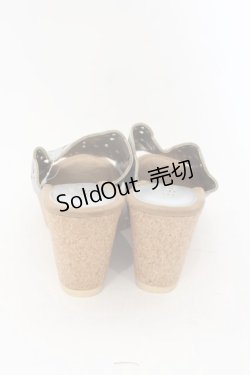 画像4: axes femme / カットワーク使いミュール L グレー×ブラウン O-24-10-03-037-AX-SH-OW-ZT274