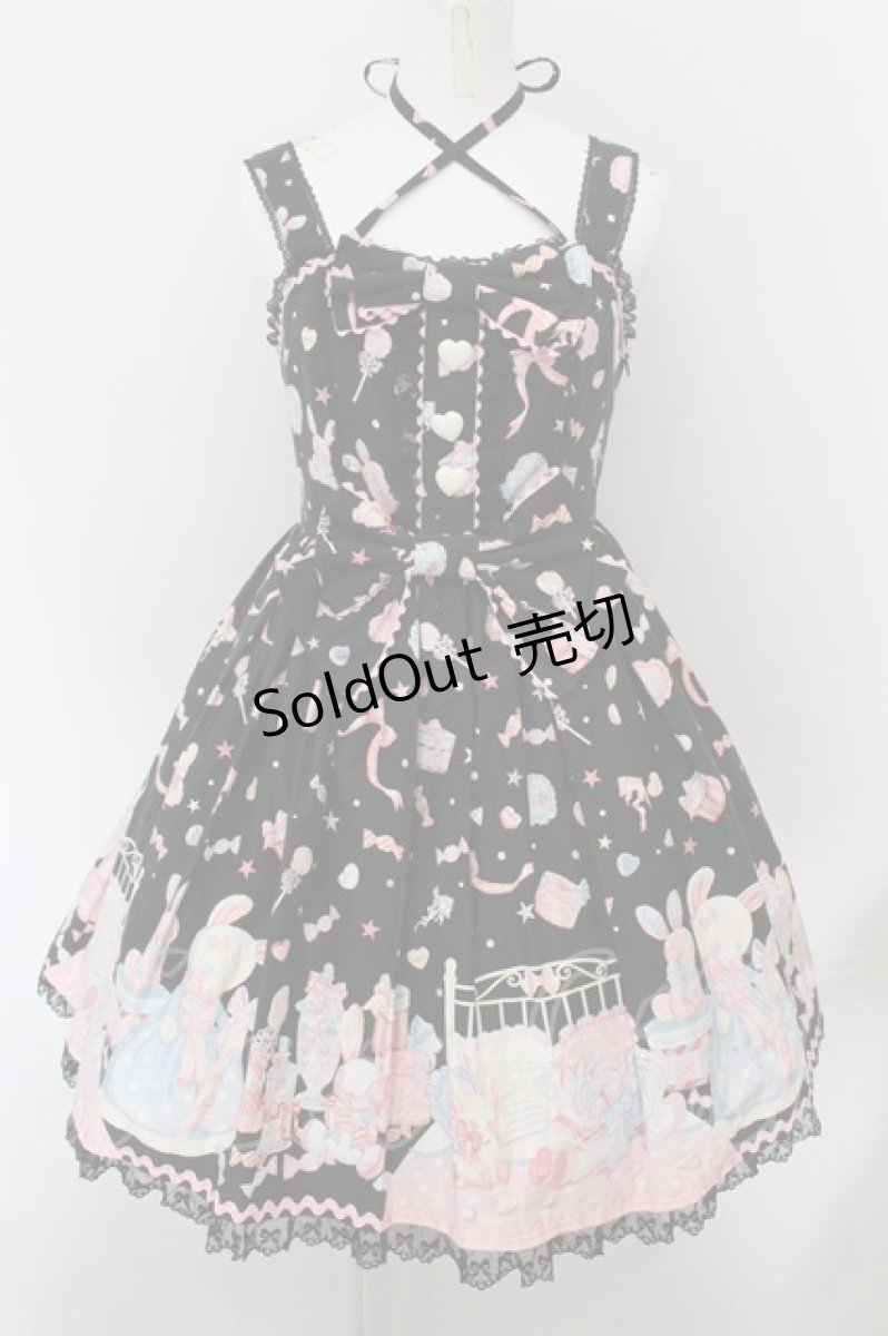 画像1: Angelic Pretty / ドリーミィドールハウススペシャルセットのジャンパースカート  クロ O-24-10-05-007-AP-OP-OW-OS (1)